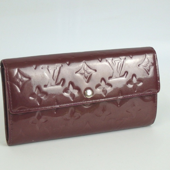 Sarah Wallet Purple Vernis